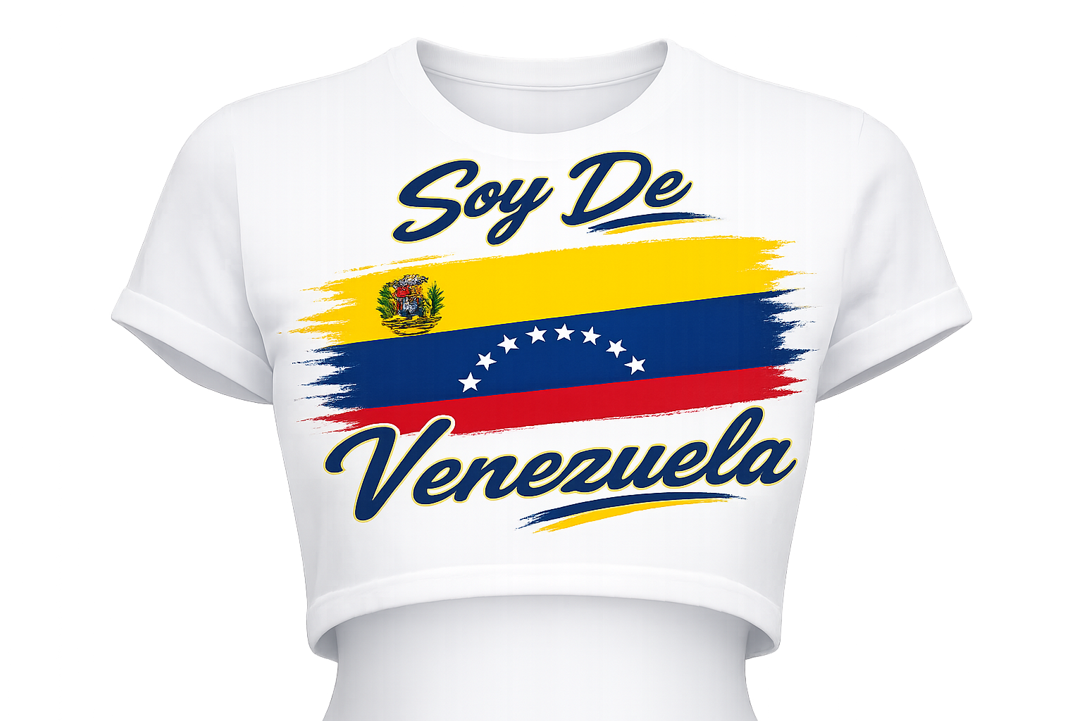 Soy De Venezuela Women Crop Top