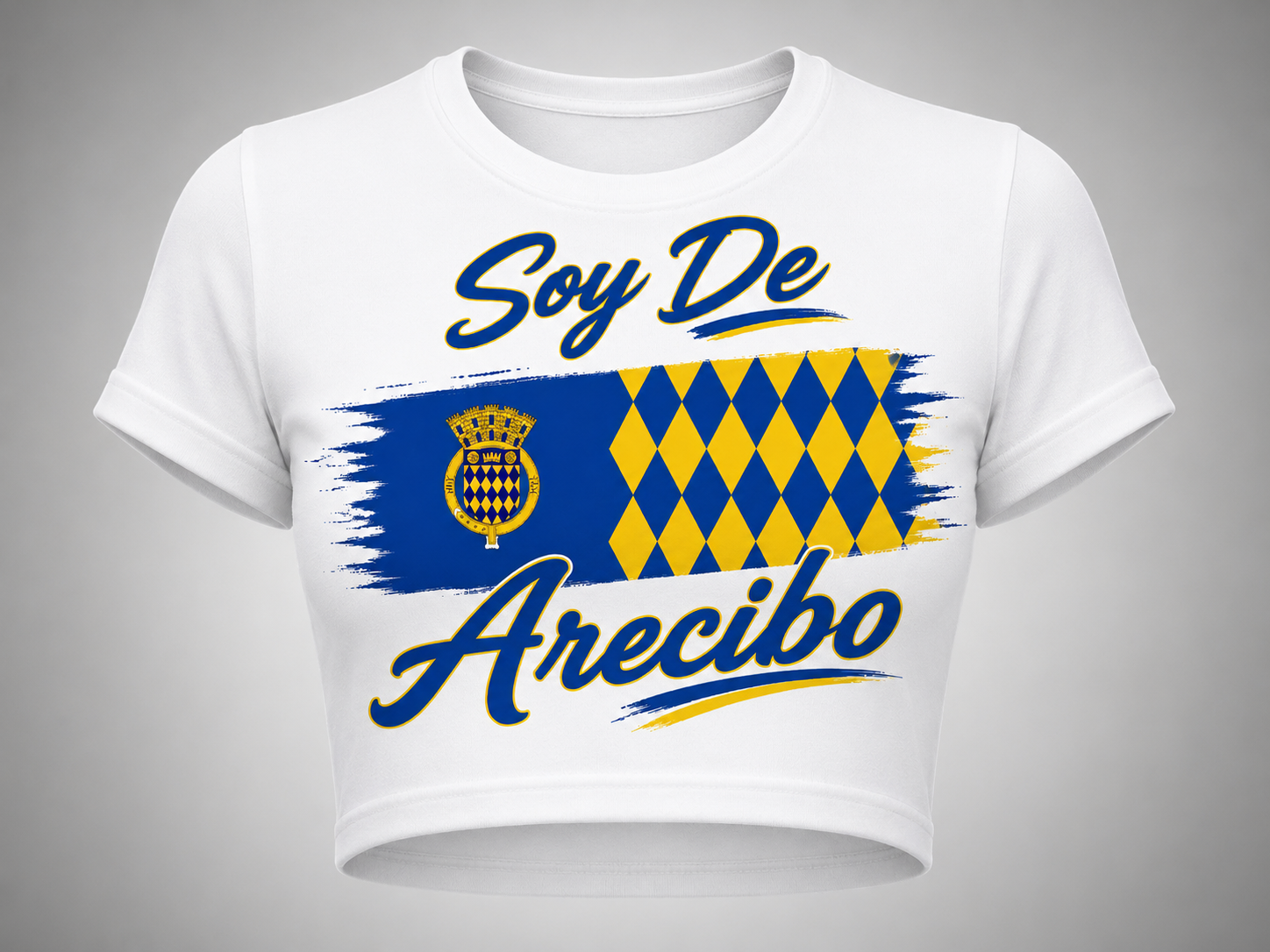 Soy De Arecibo Women Crop Top