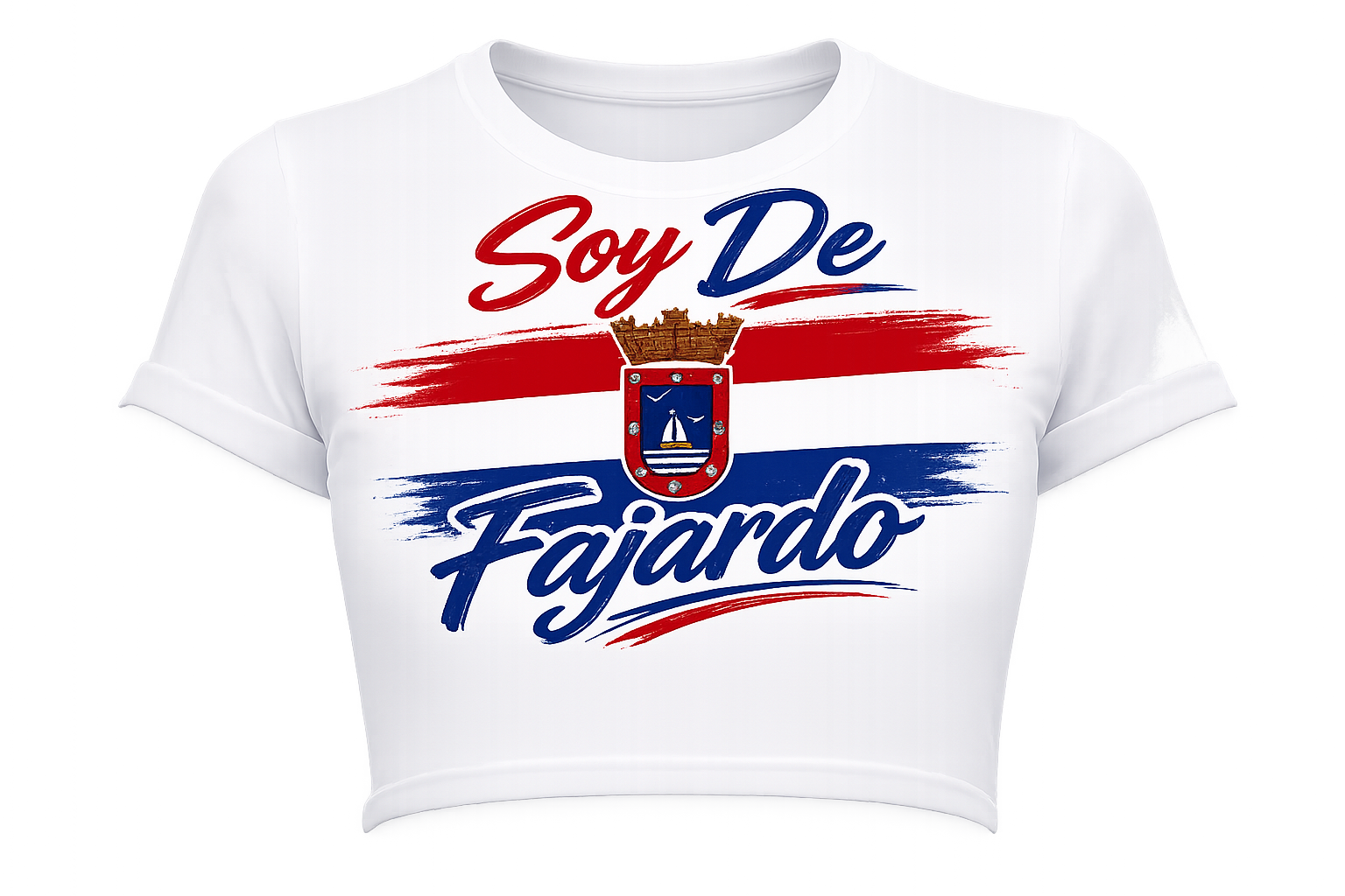 Soy De Fajardo Women Crop Top