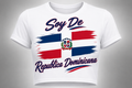Soy De Republica Dominicana Women Crop Top