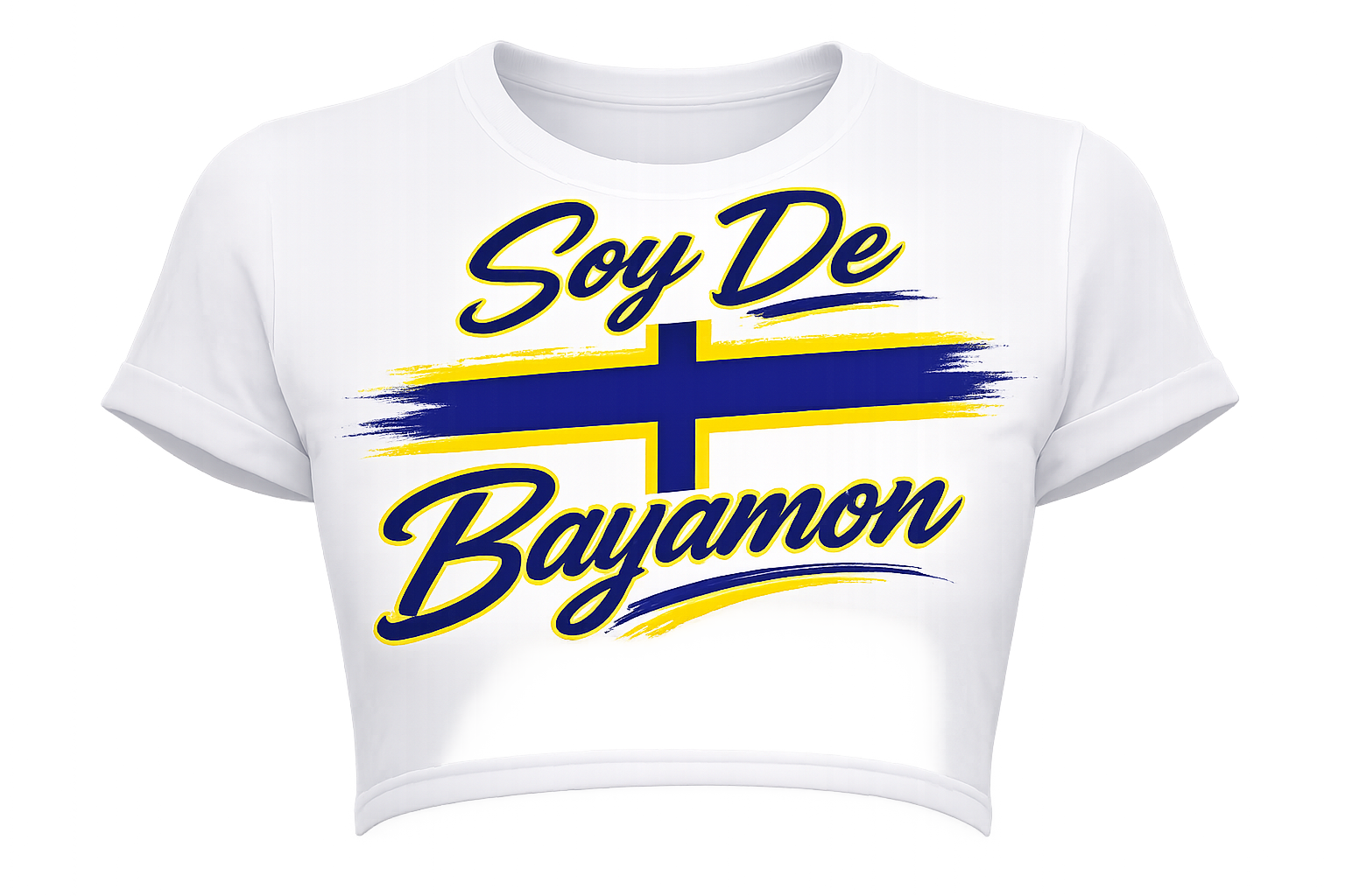 Soy De Bayamon Women Crop Top
