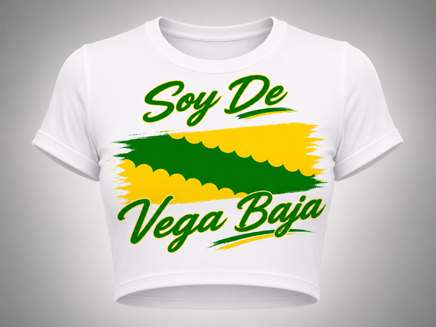 Soy De Vega Baja Women Crop Top