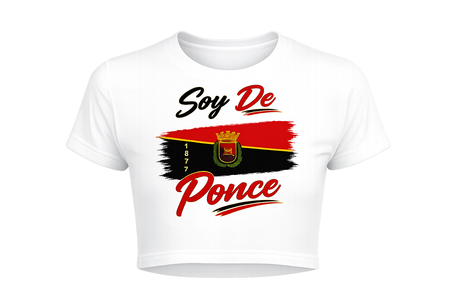 Soy De Ponce Women's Crop Top