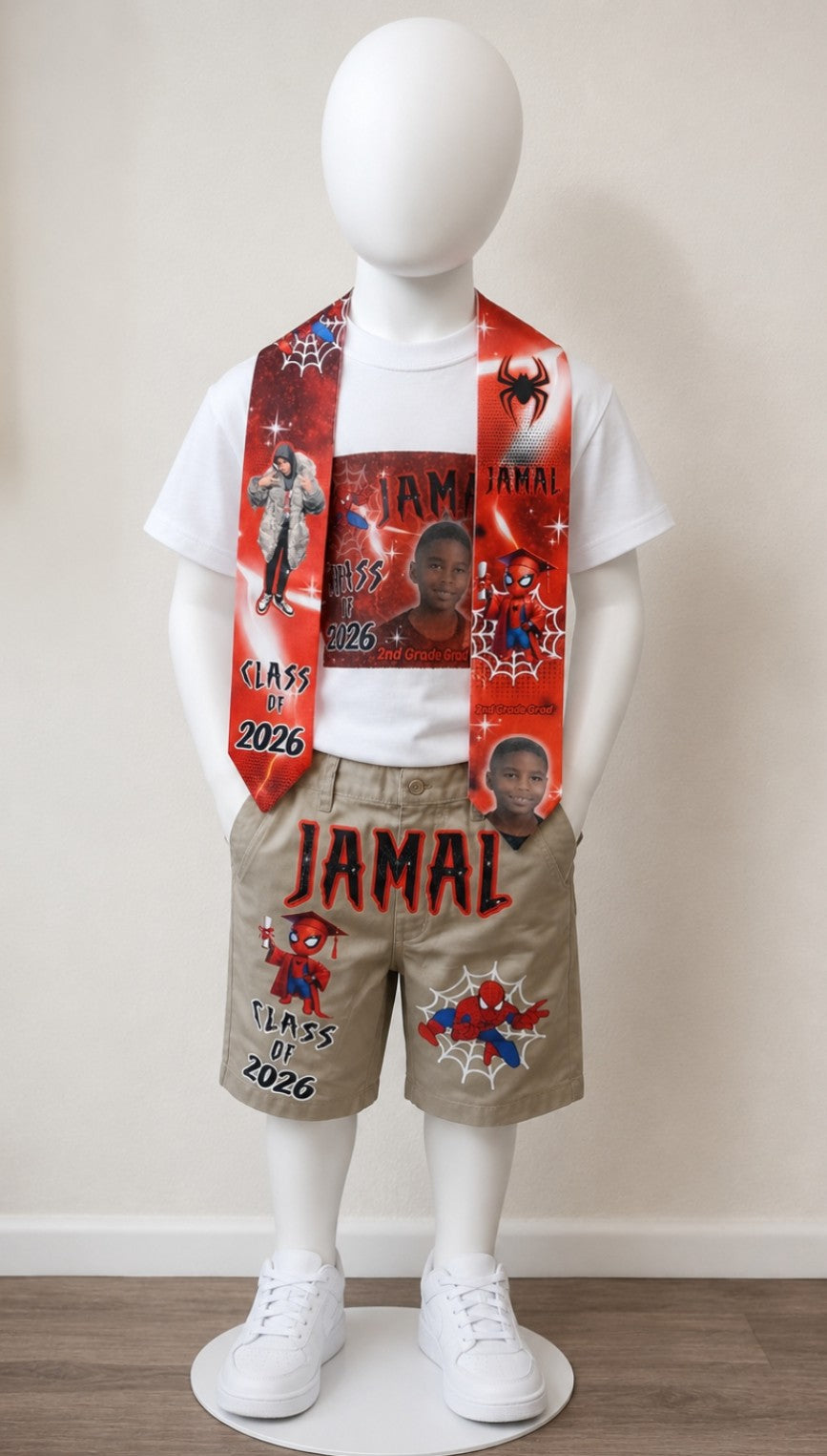 3 Pc Custom Graduation Set for Kids