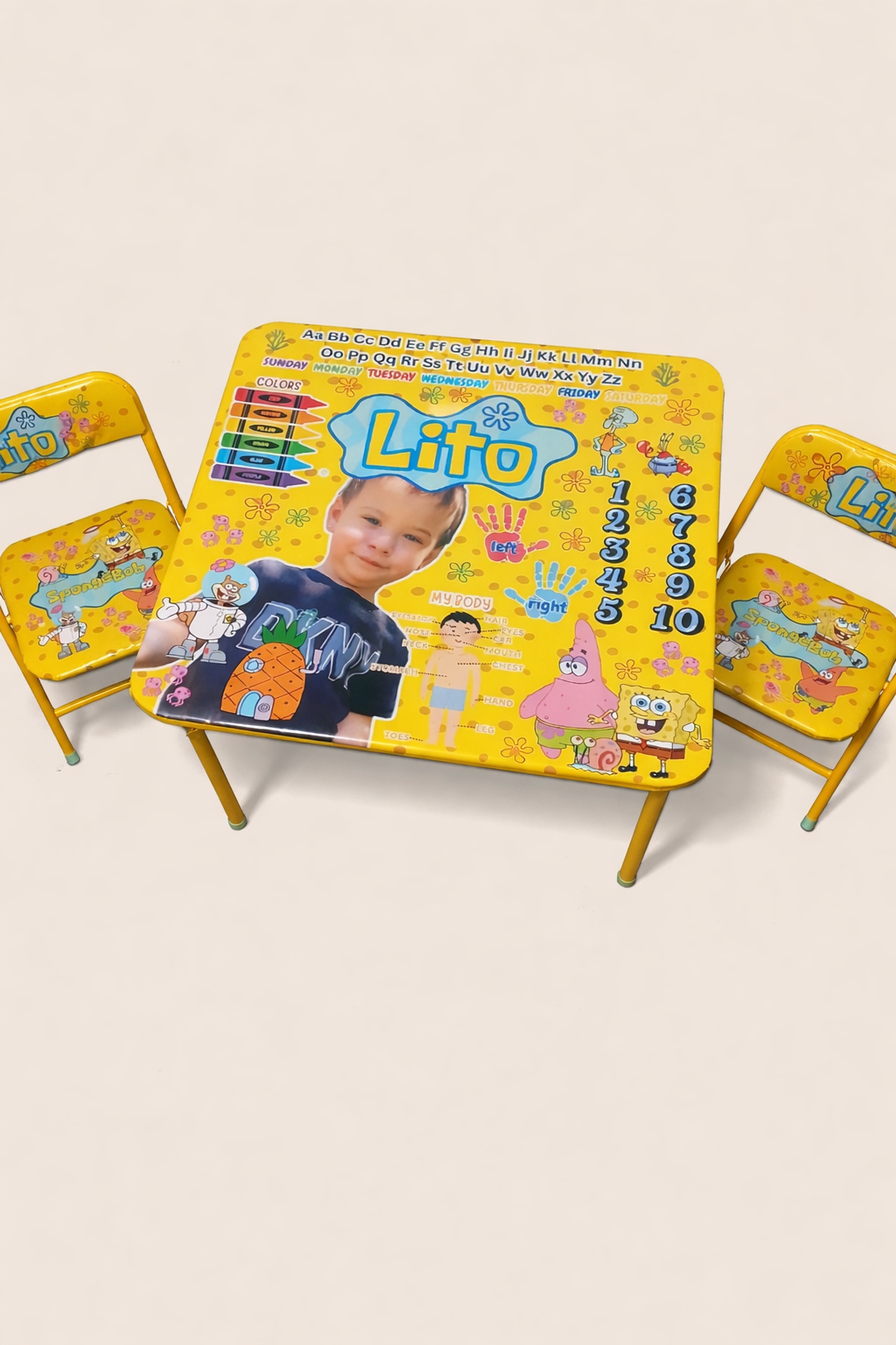 Custom Kids Activity Table and Chairs