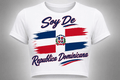 Soy De Republica Dominicana Women Crop Top