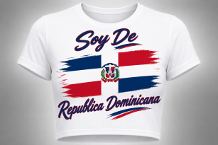 Soy De Republica Dominicana Women Crop Top