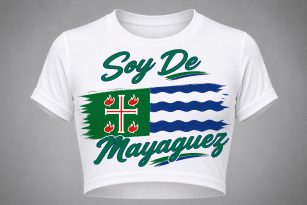 Soy De Mayaguez Women Crop Top