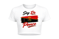 Soy De Ponce Women's Crop Top