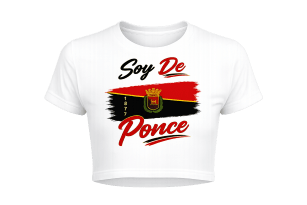 Soy De Ponce Women's Crop Top