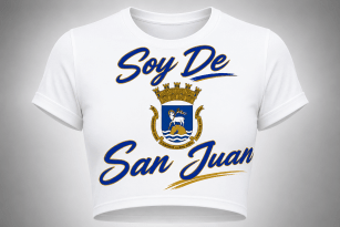Soy De San Juan Women Crop Top